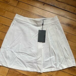 G/FORE Ivory Pleated Skirt
